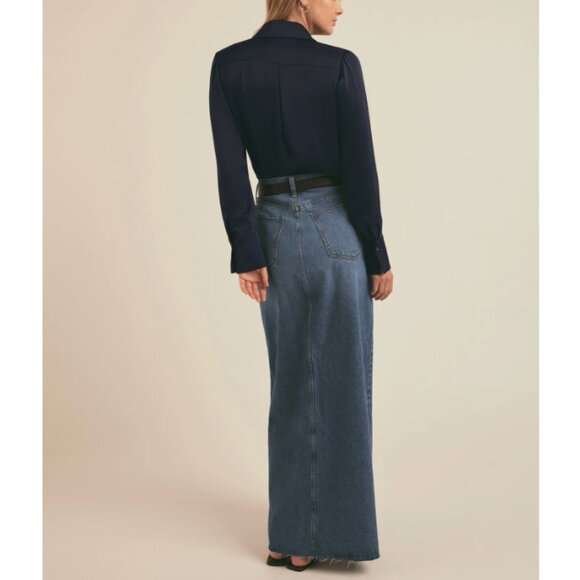 NWT Favorite Daughter Take Me Seriously Bodysuit XL Navy Blue - Picture 3 of 6